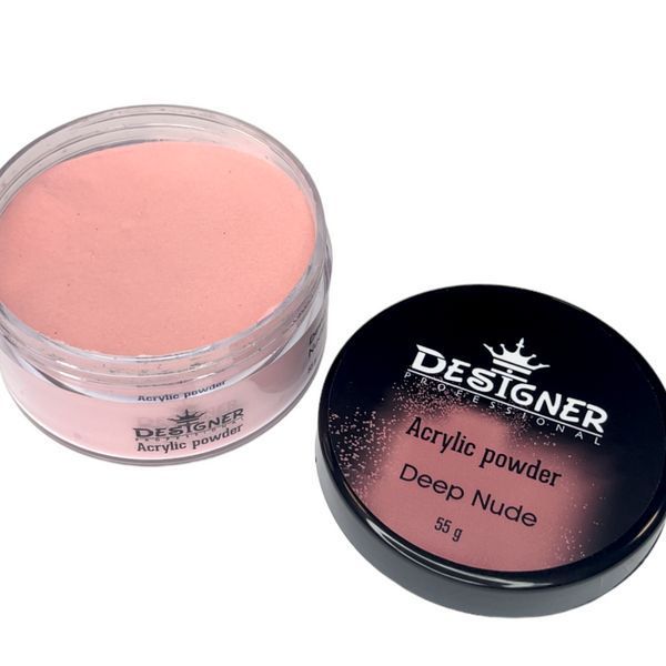Акриловая пудра Дизайнер (55 г) Acrylic powder Deep nude для укрепления и наращивания ногтей 008237 фото