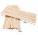 Одноразовые деревянные тонкие шпатели (100 шт) 140х6 мм - для восковой депиляции - 346 001083 фото 5