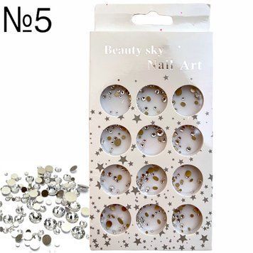 Набір декору №5 Sky Nail Art (12шт/уп) для дизайну нігтів 003644 фото
