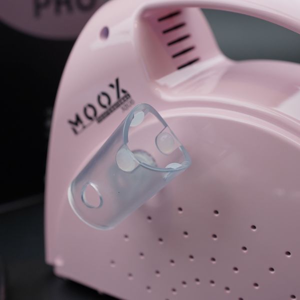 Фрезер Мокс X806 на 80W - 55000 об/хв (рожевий/pink) для зняття матеріалу та обробки кутикули 000607 фото