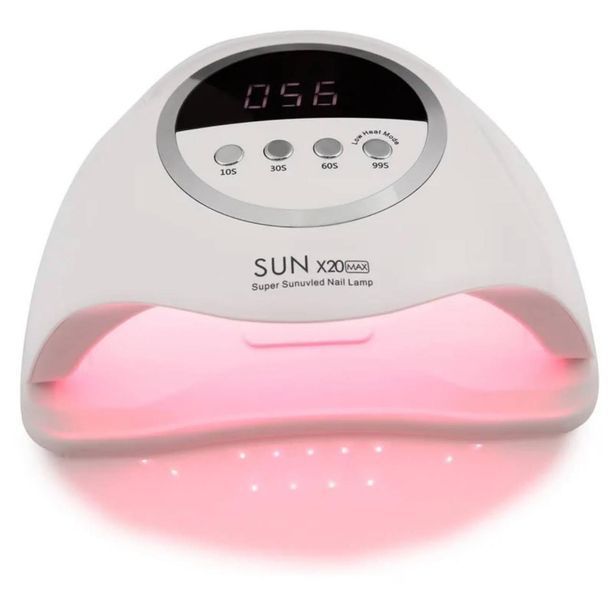 Лампа Sun X20 Max UV/LED 320W (біла) для гель-лаку та манікюру 000231 фото