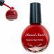 Лак-фарба для стемпінгу червона Kand Nail, 10 мл з пензликом 003205 фото 2