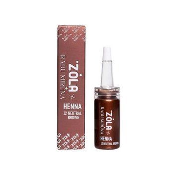 Хна Zola x Radu Miruna №12 Neutral brown (10 г) - для фарбування брів 000491 фото