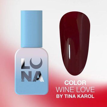 Гель-лак "Кошине око" LunaMoon Color Wine Love By Tina Karol (13 мл) для манікюру та педикюру 001921 фото