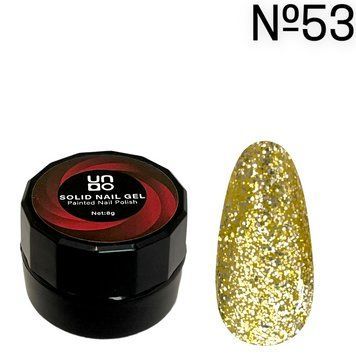 Твердий гель-лак UNO Solid Nail Gel для покриття та дизайну нігтів, 8 г №53 005729 фото