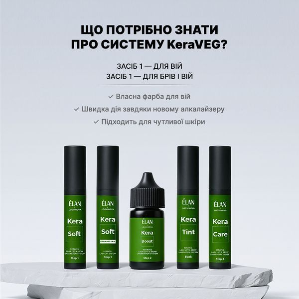 Набор &Eacute;LAN KeraVEG системы лифтинга ресниц и ламинирования бровей 001940 фото