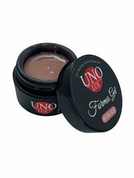 Камуфлюючий моделюючий гель Natural Rose LUX (15 мл) для нарощування і зміцнення нігтів 008041 фото