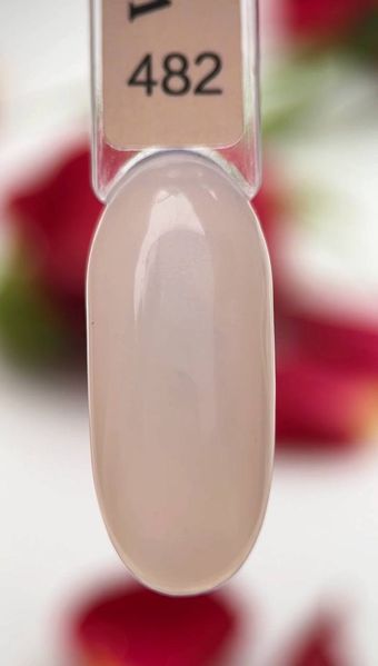 Витражный гель-лак для ногтей Дизайнер Vitrage glass №482 Бежевый 9 мл 002459 фото