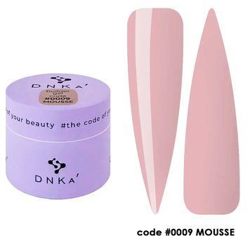 Моделирующий гель DNKa&rsquo; Builder Gel Mousse #0009 на 15 мл для укрепления, наращивания ногтей 002195 фото