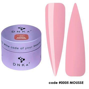Моделирующий гель DNKa&rsquo; Builder Gel Mousse #0005 на 30 мл для укрепления, наращивания ногтей 002265 фото