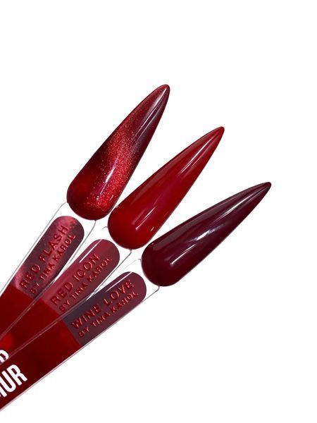 Гель-лак "Кошине око" LunaMoon Color Red Icon By Tina Karol (13 мл) для манікюру та педикюру 001922 фото