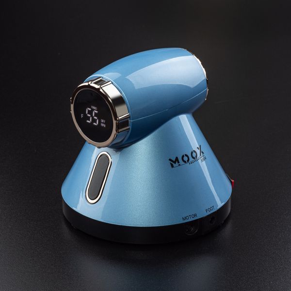 Фрезер Мокс X804 на 80W - 55000 об/хв (синій/blue) для зняття матеріалу та обробки кутикули 000592 фото