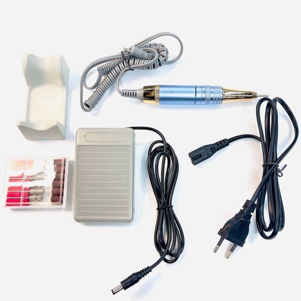 Фрезер ZS-615 на 65 W - 50000 об/хв (синій) для манікюру та педикюру 000436 фото