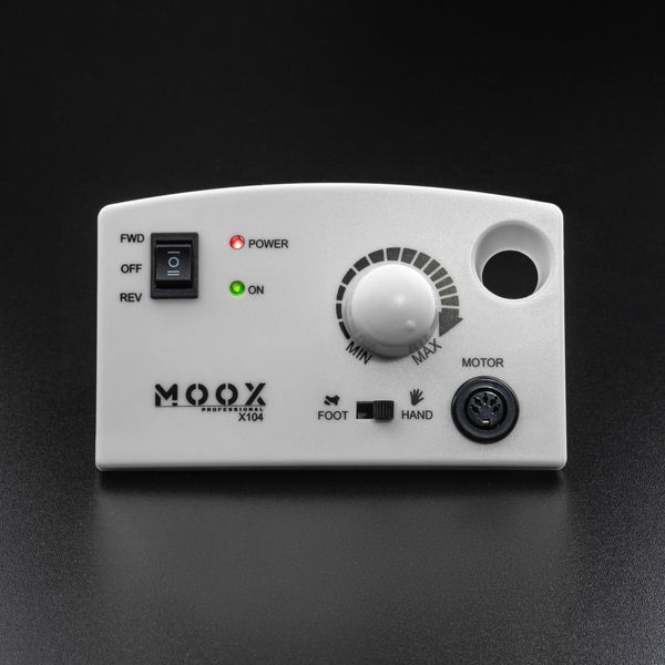 Фрезер Мокс X104 на 65W &ndash; 45000 об/мин (белый/white) для снятия материала и обработки кутикулы 000509 фото