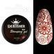 Гель-краска Stamping Gel Paint 3в1 (бордовая S09) 5 мл для стемпинга, аеропуффинга и росписи 004317 фото 1