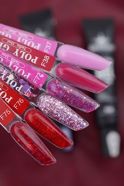 Полігель Дизайнер Barbie doll 15 мл для нарощування та зміцнення нігтів F37 008313 фото