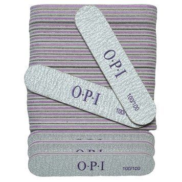Пилочка двостороння міні - овальна OPI 100/100 грит 25 шт для штучних нігтів, корекції форми 006953 фото