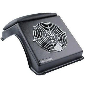Настольная вытяжка Premium 40W - вытяжка черного цвета с черной подушкой Ulka Soft для маникюра 000738 фото
