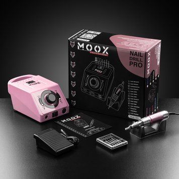 Фрезер Мокс X803 на 70W &ndash; 50000 об/мин (розовый/pink) для снятия материала и обработки кутикулы 000676 фото