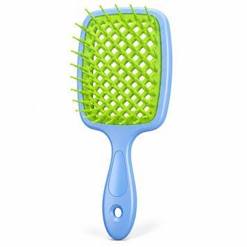 Расческа для волос Janeke Superbrush Plus (лавандовая с салатовым) 000910 фото
