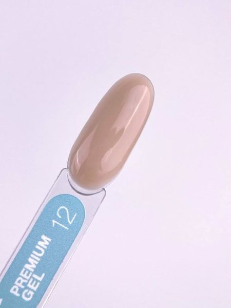 Гель LUNAMoon Premium Gel №12 на 30 мл для зміцнення, вирівнювання та нарощування нігтів 008583 фото