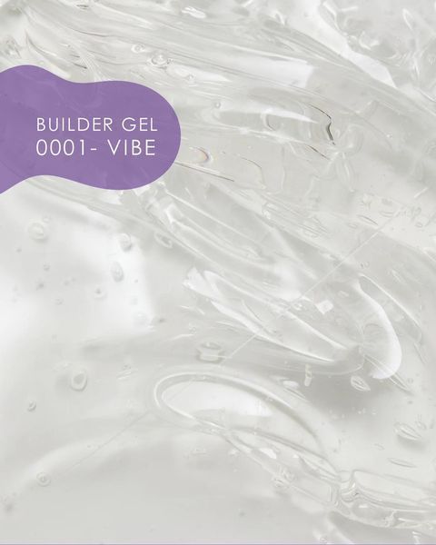Моделюючий гель DNKa' Builder Gel #0001 Vibe на 30 мл для зміцнення, нарощування нігтів 002197 фото