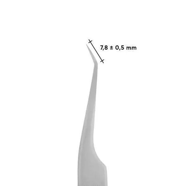 Staleks Expert 41/8 (mini L) - пинцет для наращивания ресниц 002938 фото