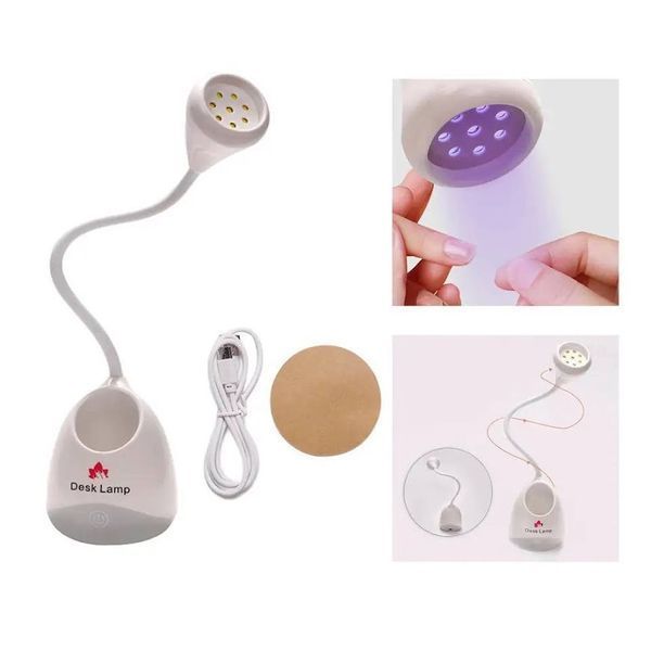 Аккумуляторная лампа YC-05 UV/LED 36W (белая) для ногтей для фиксации верхних форм и гелевых типс на USB 006572 фото