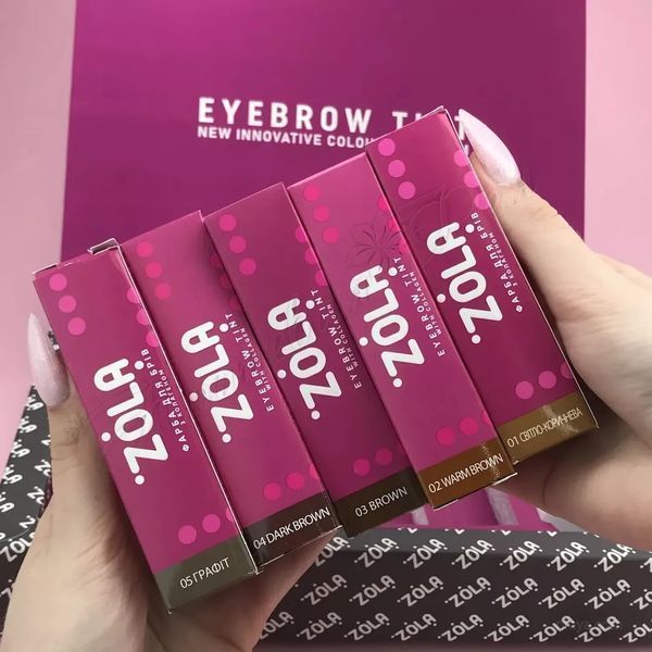 Набір фарб для брів Zola Innovative Coloring System з окислювачем 002901 фото