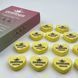 Жовтий двосторонній міні баф Nail Buff Heart Mini Дизайнер "серце" 180/240 грит для шліфування нігтьової пластини 007366 фото 3