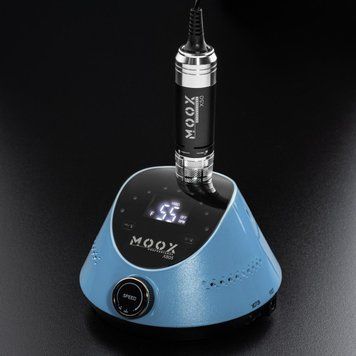 Фрезер Мокс X805 на 80W &ndash; 55000 об/мин (синий/blue) для снятия материала и обработки кутикулы 000597 фото