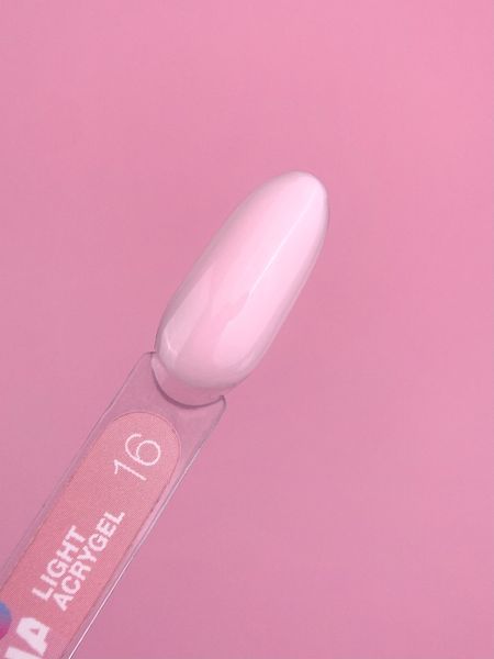 Рідкий гель LUNAMoon Light Acrygel №16&mdash; 13 мл для зміцнення та дорощування нігтів 000919 фото