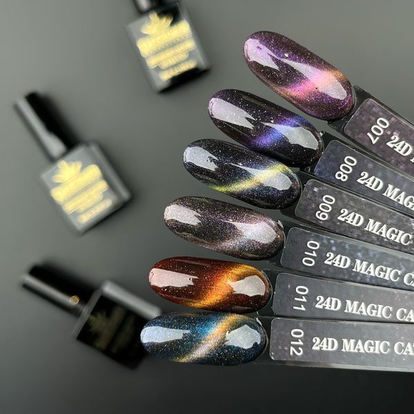 Палитра для демонстрации гель-лаков 24D Magic Cat Eye Дизайнер с эффектом "Кошачий глаз" 002563 фото