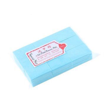 Голубые безворсовые салфетки Special Nail для маникюра 006902 фото