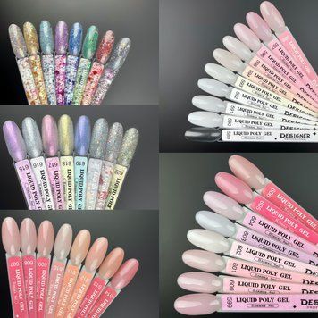 Палітра для демонстраціїрідких полігелів Liquid polygel Дизайнер 9 мл 008606 фото