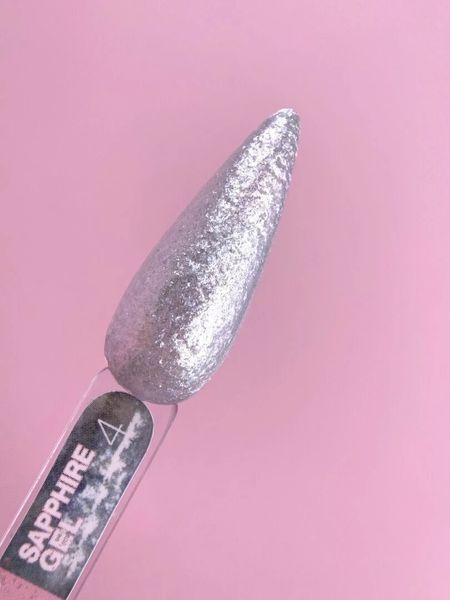Гель с блестками LunaMoon Sapphire Gel №4 для дизайна ногтей (5 мл) 005848 фото