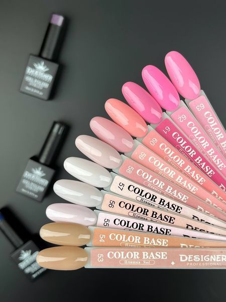 Кольорова база для нігтів Дизайнер "Rainbow Mood" Color Base №62, 9 мл 006300 фото
