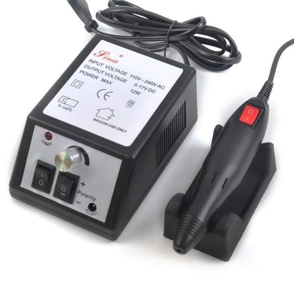 Фрезер Lina Mercedes 2000 на 10W - 20000 об/хв (чорний) для манікюру та педикюру 000346 фото