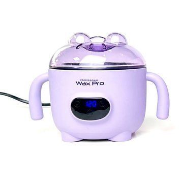 Баночный воскоплав YSM-6001A 100W 400 мл (фиолетовый) для воска, депиляции с дисплеем 001092 фото