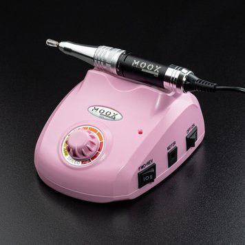 Фрезер Мокс X105 на 65W - 45000 об/мин (розовый/pink) для снятия материала и обработки кутикулы 000517 фото