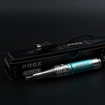 Змінна ручка для фрезеру Мокс Х45 на 35000-45000 об/хв (блакитна/cyan) для манікюру та педикюру 000620 фото