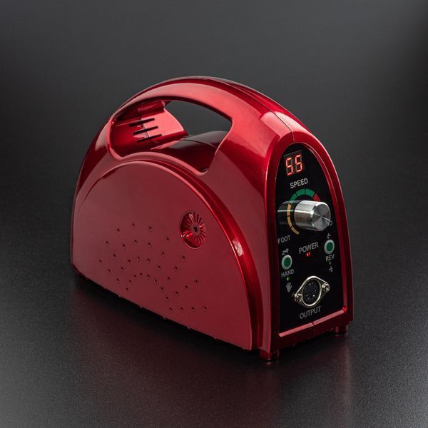 Фрезер Мокс X806 на 80W - 55000 об/хв (червоний/red) для зняття матеріалу та обробки кутикули 000604 фото
