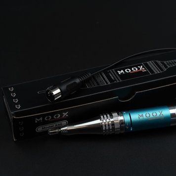 Змінна ручка для фрезеру Мокс Х45 на 35000-45000 об/хв (бірюзовий/light blue) для манікюру та педикюру 000621 фото