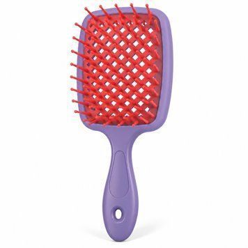 Расческа для волос Janeke Superbrush Plus (фиолетовая с оранжевым) 000998 фото