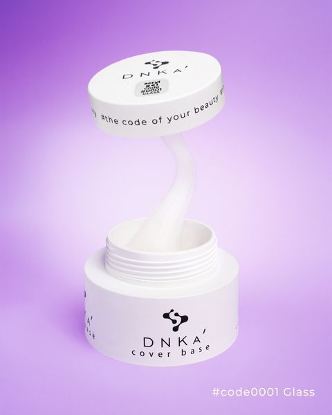 Акрил-гель DNKa' Аcryl Gel #0001 Glass на 30 мл для зміцнення, вирівнювання нігтів 002271 фото