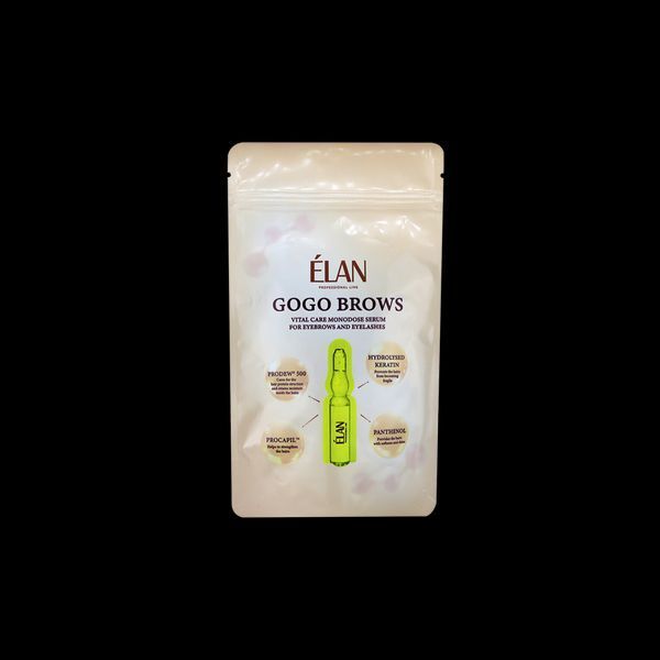 Сыворотка &Eacute;LAN GOGO BROWS для ухода за бровями и ресницами в ампулах (1 мл) 001947 фото