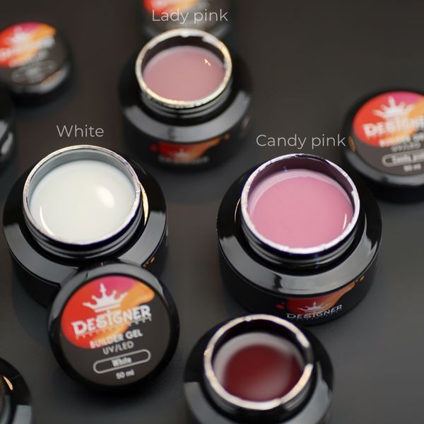 Моделюючий гель Strong Builder Gel Дизайнер (Powder pink B03, 15 мл) для нарощування та укріплення нігтів 008212 фото