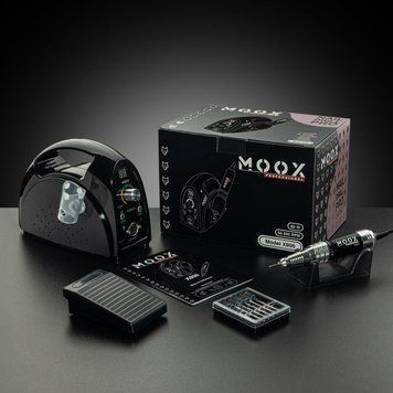 Фрезер Мокс X806 на 80W - 55000 об/мин (черный/black) для снятия материала и обработки кутикулы 000606 фото