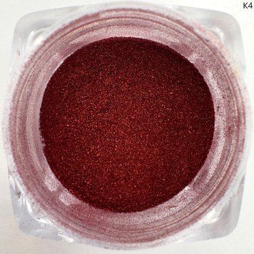 Дзеркальна втирка (mirror powder) Червоний K4 для дизайну нігтів 004371 фото