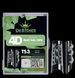 Гелеві типси 120 шт/уп Дизайнер 4D Crystal Fast Gel Tips Pipe Medium TS3 з шипами для нарощування нігтів 008611 фото 1